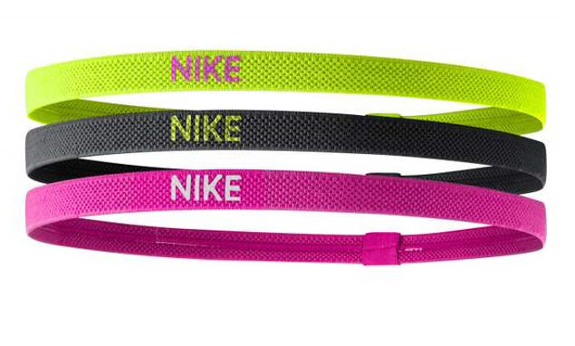 Nike  ELASTIC HAIRBANDS 3PK ONE-SIZE