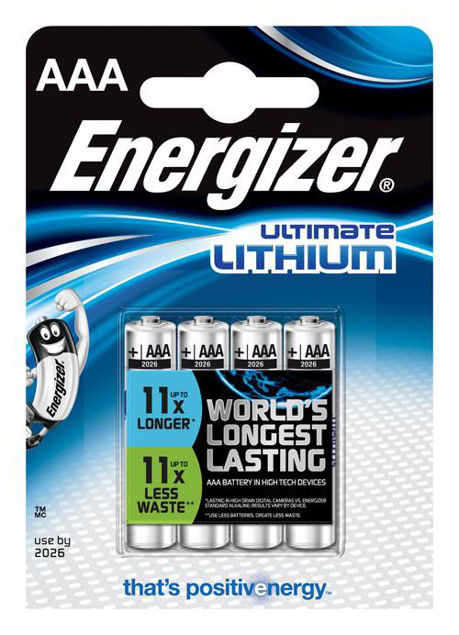 Energizer  ULTIMATE LITHIUM AAA 4PK