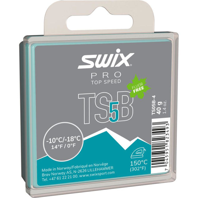 Swix  TS5 Black, -10 °C/-18°C, 40g