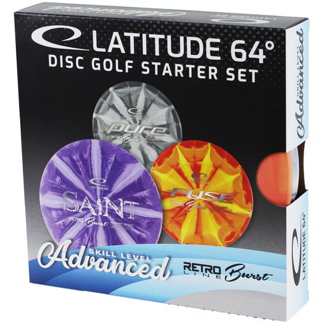Latitude 64  Retro Burst Advanced Disc Golf Starter Set Onesize