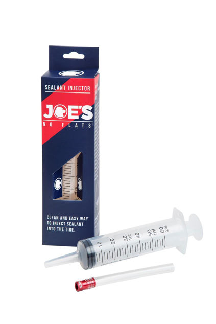 Joe's Sealant Injector Sprøyte Plast, 60ml, inkl. ledning med adapter