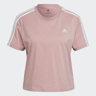 Adidas  W Essentials Loose 3-stripes Cropped T-skjorte S