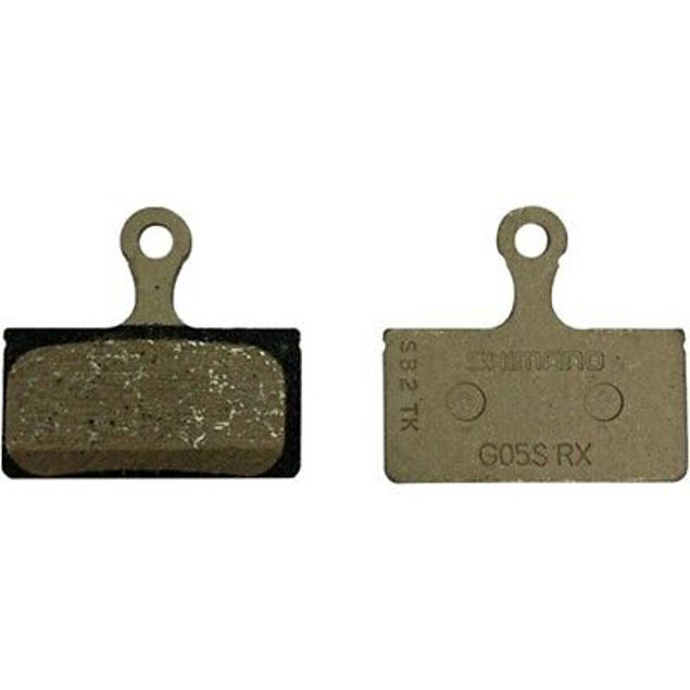 SHIMANO G05S-RX Resin pad and spring with split pin (pair)