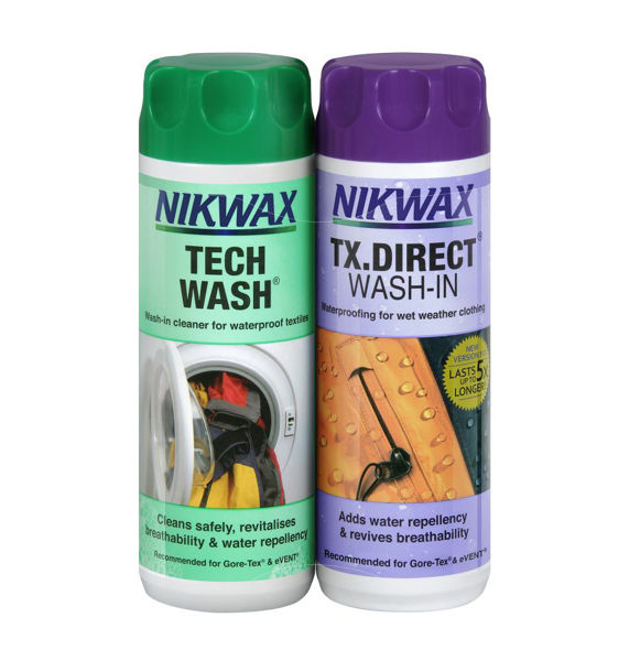Nikwax  2 pk TX Dir & Tech Wash Display