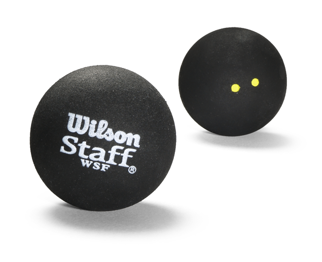 Wilson  Staff Squash 2 Ball /DBL YELLOW DOT