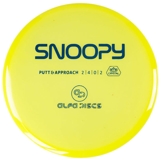 Alfa Disc  Crystal Line Putter Snoopy, 170-176g onesize