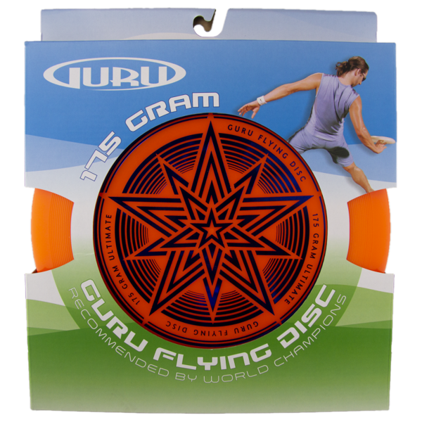 Guru  175 Gram Flying Disc, Orange OneSize