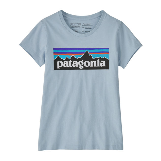 Patagonia  Girls´ Regenerative Organic Certified Cotton P-6 Logo T-Shirt XS